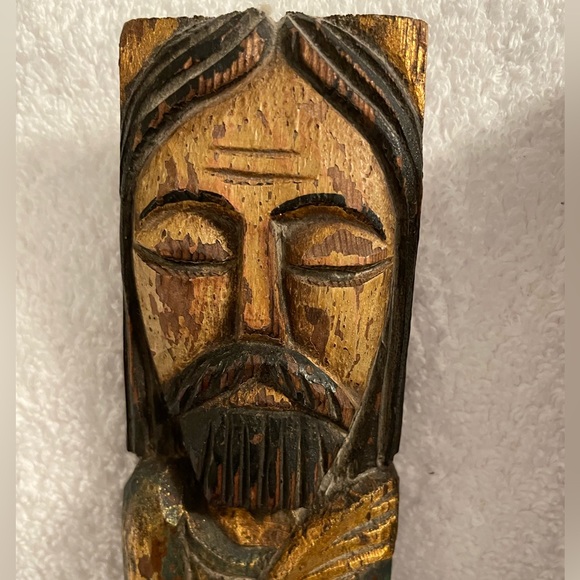 Vintage (probably antique) religious art/icons. Matthew and John? Wall CandleHld - Picture 12 of 15